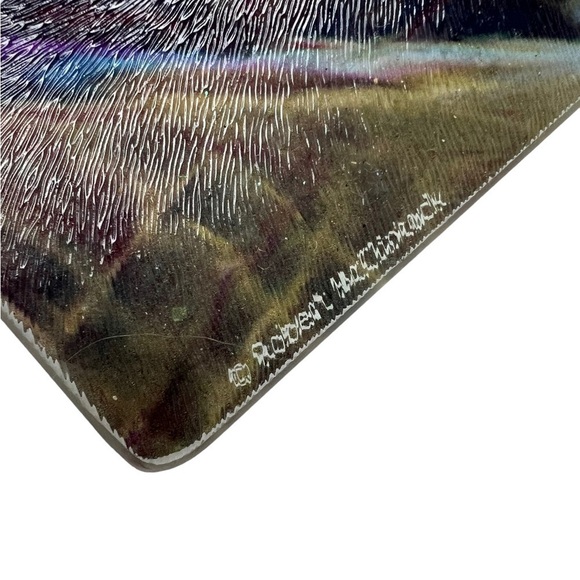 CUTTING BOARD WITH SCHNAUZER PIC BY ROBERT MCCLINTOCK GLASS HOT PLATE TRIVET - Picture 2 of 6